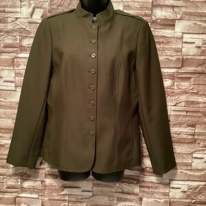 Emily Olive Green Women's Jacket 10